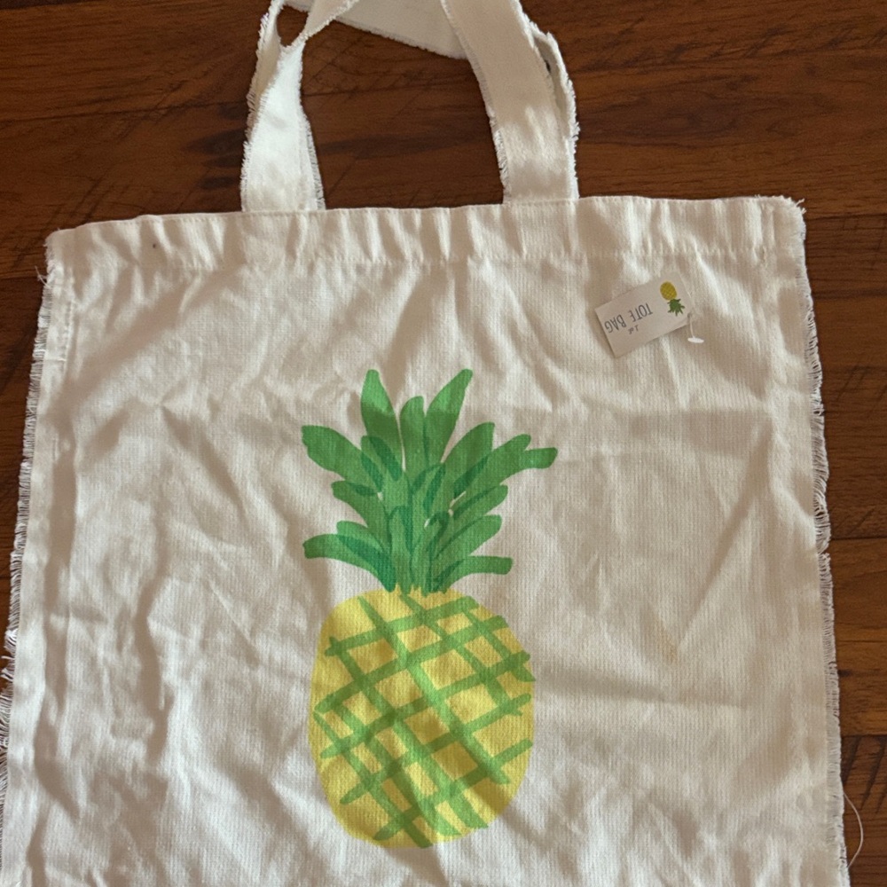 pineapple tote bag NWT